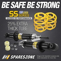 Rear Webco Shock Absorbers Lowered King Springs for HOLDEN COMMODORE SEDAN VE