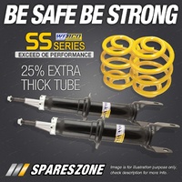 Rear Webco Elite Shock Absorbers Lowered King Springs for HONDA CIVIC ES1