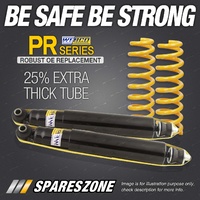 Rear Webco Elite Shock Absorbers Raised King Springs for HYUNDAI SANTA FE V6