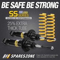 Front Webco Pro Shock Absorbers STD King Springs for MITSUBISHI PAJERO NM Wagon