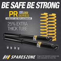 Rear Webco Pro Shock Absorbers Raised King Springs for NISSAN PATHFINDER WD21