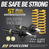 Front Webco Shock Absorbers Raised King Springs for HOLDEN COMMODORE SEDAN VE