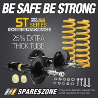 Front Webco Shock Absorbers Raised King Springs for HOLDEN COMMODORE WAGON VR VS