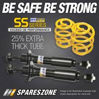 Rear Webco Shock Absorbers Lowered King Springs for Toyota 86 ZN6R Coupe 12-16
