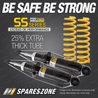 Front Webco Shock Absorbers Raised 100-250KG Springs for Mitsubishi Triton ML MN