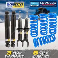 F + R Webco Shock Absorbers Raised Springs for Ford Territory SX SY 2WD 07-11