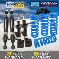 Front Rear Webco Shock Absorbers Lovells STD Springs for Honda CR-V RE4 07-On