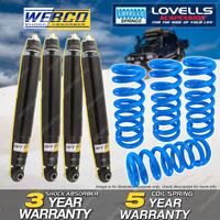 Front Rear Webco Shock Absorbers HD Raised Springs for Jeep Grand Cherokee WJ