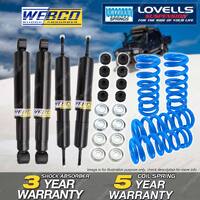 F+R Webco Shock Absorbers Lovells Raised Spring for Nissan Patrol GU Linear Rate