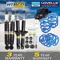 Front Rear Webco Shocks Lovells Sport Low Springs for Ford Fairlane NC LTD DC