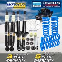 F+R Webco Shock Absorbers Lovells STD Spring for Ford Falcon EB ED EF EL Uprated