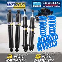 Front Rear Webco Shock Absorbers STD Springs for Ford Territory SX SY 2WD 04-07