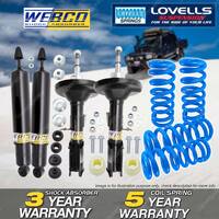 F + R Webco Shock Absorbers Raised Spring for Holden Commodore VR VS 5.0 Sedan