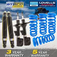 F+R Webco Shocks Lovells Raised Springs for Mitsubishi Magna TE TF TH TJ Verada