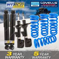 F + R Webco Shock Absorbers HD Raised Springs for Nissan Pathfinder R50 01-05