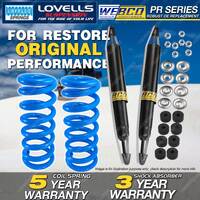 Rear Webco Shock Absorbers Lovells Raised Springs for FORD CORTINA TE TF 77-84