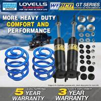 Front Webco HD Shock Absorbers Super Low Springs for FAIRLANE LTD LANDAU ZK ZL