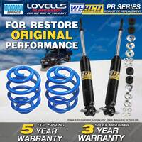 Front Webco Shock Absorbers Sport Low Springs for HOLDEN Torana LH UC Conv.