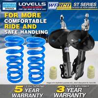 Front Webco Shock Absorbers Raised Springs for HOLDEN Apollo JM JP V6 93-97