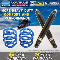 Rear Webco Shock Absorbers Sport Low Springs for HOLDEN Cruze JG Wagon JH Sedan