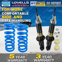 Rear Webco Shock Absorbers Lovells STD Springs for HOLDEN Commodore VE Ute 06-13