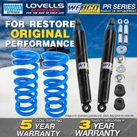 Rear Webco Shock Absorbers Raised Springs for HOLDEN Commodore VB VC VH VK VL