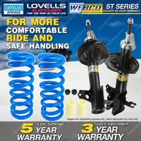 Rear Webco Shock Absorbers Lovells STD Springs for FORD LASER METEOR KJ KL 94-99