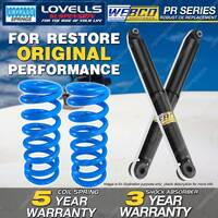 Rear Webco Shock Absorbers Raised Springs for MITSUBISHI Verada KE KF Wagon