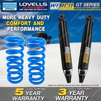 Rear Webco Shock Absorbers Raised Springs for MITSUBISHI Pajero NW SWB 12-ON