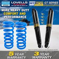 Front Webco Shock Absorbers Lovells Raised Spring for NISSAN Patrol GQ SWB 88-97