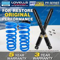 Rear Webco Shock Absorbers HD Raised Springs for NISSAN Pathfinder WD21 4 door