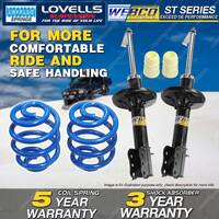 Rear Webco Shock Absorbers Lovells Sport Low Springs for FORD PROBE ST Coupe