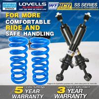 Front Webco Shock Absorbers Lovells Raised Springs for FORD RANGER PX 11-18