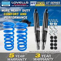 Front Webco Shock Absorbers HD Raised Springs for TOYOTA Landcruiser FJ HDJ80