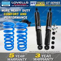 Rear Webco Shock Absorbers Lovells HD Raised Spring for TOYOTA Prado 120 150 LWB