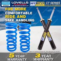 Rear Webco Shock Absorbers Raised Springs for TOYOTA Camry SV21 Wagon 87-93