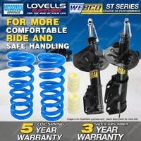 Rear Webco Shock Absorbers Lovells STD Springs for TOYOTA Corolla Seca AE101 102