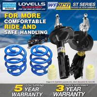 Front Webco Shock Absorbers Lovells Sport Low Springs for MAZDA 323 BA11P Astina