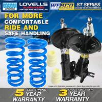 Front Webco Shock Absorbers Lovells STD Springs for MAZDA 626 GE1 2WS GE7 4WS