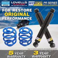 Rear Webco Shock Absorbers Sport Low Springs for MITSUBISHI COLT RB RC RD RE