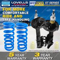 Front Webco Shock Absorbers Lovells STD Springs for MITSUBISHI LANCER CE 96-02