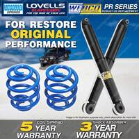 Rear Webco Shock Absorbers Sport Low Springs for MITSUBISHI MAGNA TE TF 97-99