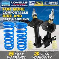 Front Webco Shock Absorbers Lovells STD Springs for NISSAN PULSAR N15 Sedan ABS