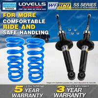 Rear Webco Shock Absorbers Lovells STD Springs for NISSAN PULSAR N15 95-97