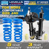 Front Webco Shock Absorbers Raised Springs for TOYOTA AVALON MCX10 V6 Sedan