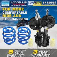 Front Webco Shock Absorbers Sport Low Springs for TOYOTA COROLLA AE82 84-89