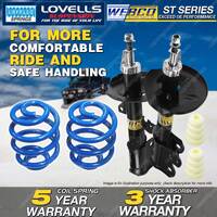 Front Webco Shock Absorbers Sport Low Springs for TOYOTA COROLLA ZZE122 01-07