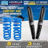 Rear Webco HD Shock Absorbers Raised Springs for LANDCRUISER LJ70 RJ70 LJ73 RJ73