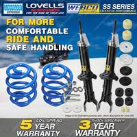 Front Webco Shock Absorbers Lovells Super Low Springs for FORD Falcon AU 98-2003