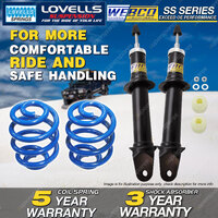 Front Webco Shock Absorbers Super Low Springs for FORD Falcon BF II Sedan Wagon